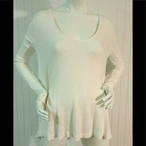 Anthropologie We The Free thermal look top M